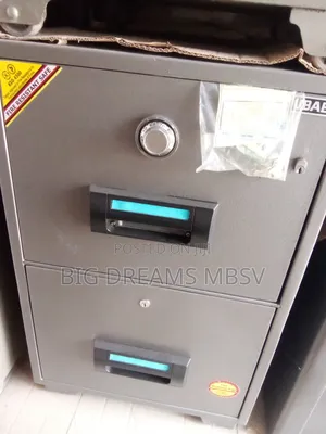 Gubabi Plastic Out 2 Drawer Fireproof Safe