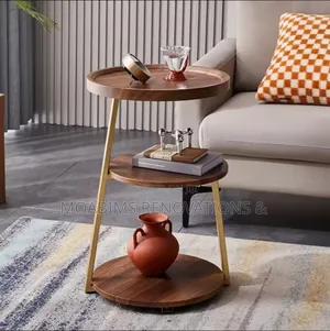 Modern Nordic Faux Wooden Side Stool
