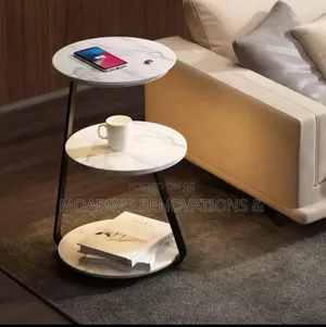 Modern Nordic Faux Wooden Side Stool