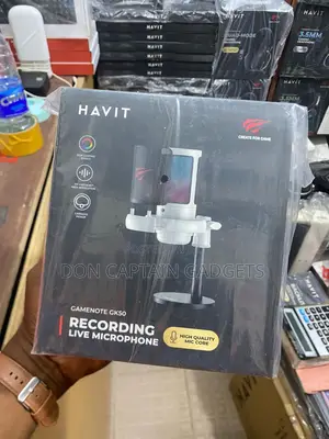 Havit Recording Live Microphone Gamenote Gk50 Podcast