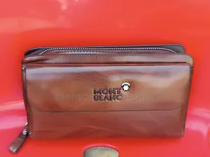 Mont Blanc Leather Armpit and Money Purse for Men