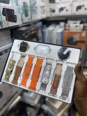 I80 Ultra Dual Smartwatch With Earpod and Straps