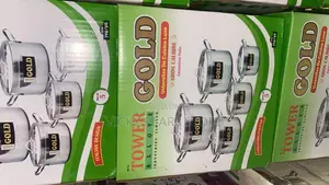 Tower Gold Set of 5 Pot