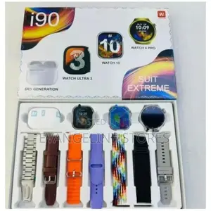 I90 Smart Watch Suit 3 Watches 7 Straps and 1 Earbuds