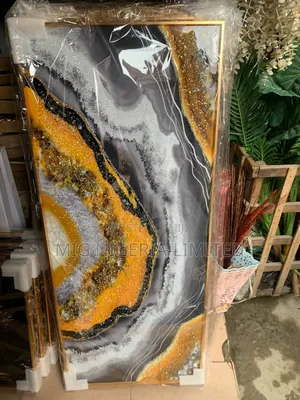 Wall Artwork Luxury Crystal Acrylic Frame 50x120cm