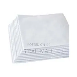 Quality White Handkerchief (12 in 1 Pack)