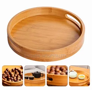 Breakfast Serving Wooden Tray