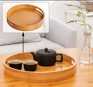 Breakfast Serving Wooden Tray