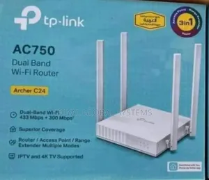 Tplink Ac 750 Dualband Smart Wifi Router(Archer C24)