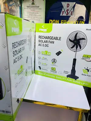 18 Iwin Rechargeable Ac/Dc Solar Fan With A Remote