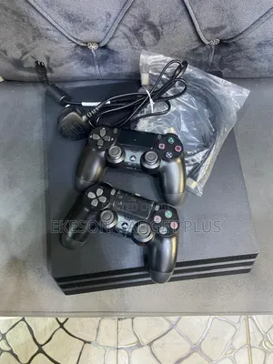 Neatly Used Ps4 Pro Console With Controllers