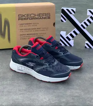 Original Skechers Go Run Consistent Navy / Red Sneakers