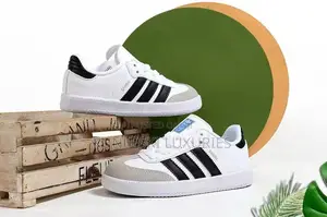 Original Adidas Samba OG Vegan White Sole Sneakers for Kids