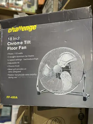 Challenge 18 Inches Chrome Floor Fan