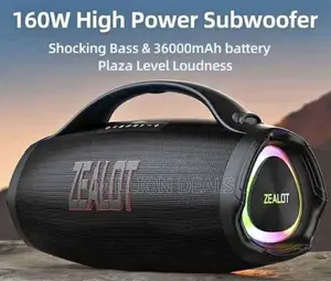 Zealot 160W Super Bass Bluetooth Speaker 36000mah S98