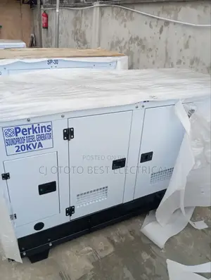 20kva Perkins Generator Soundproof 2 Year Warranty Brand New