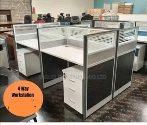 Quality Office Workstation With 4 Drawers