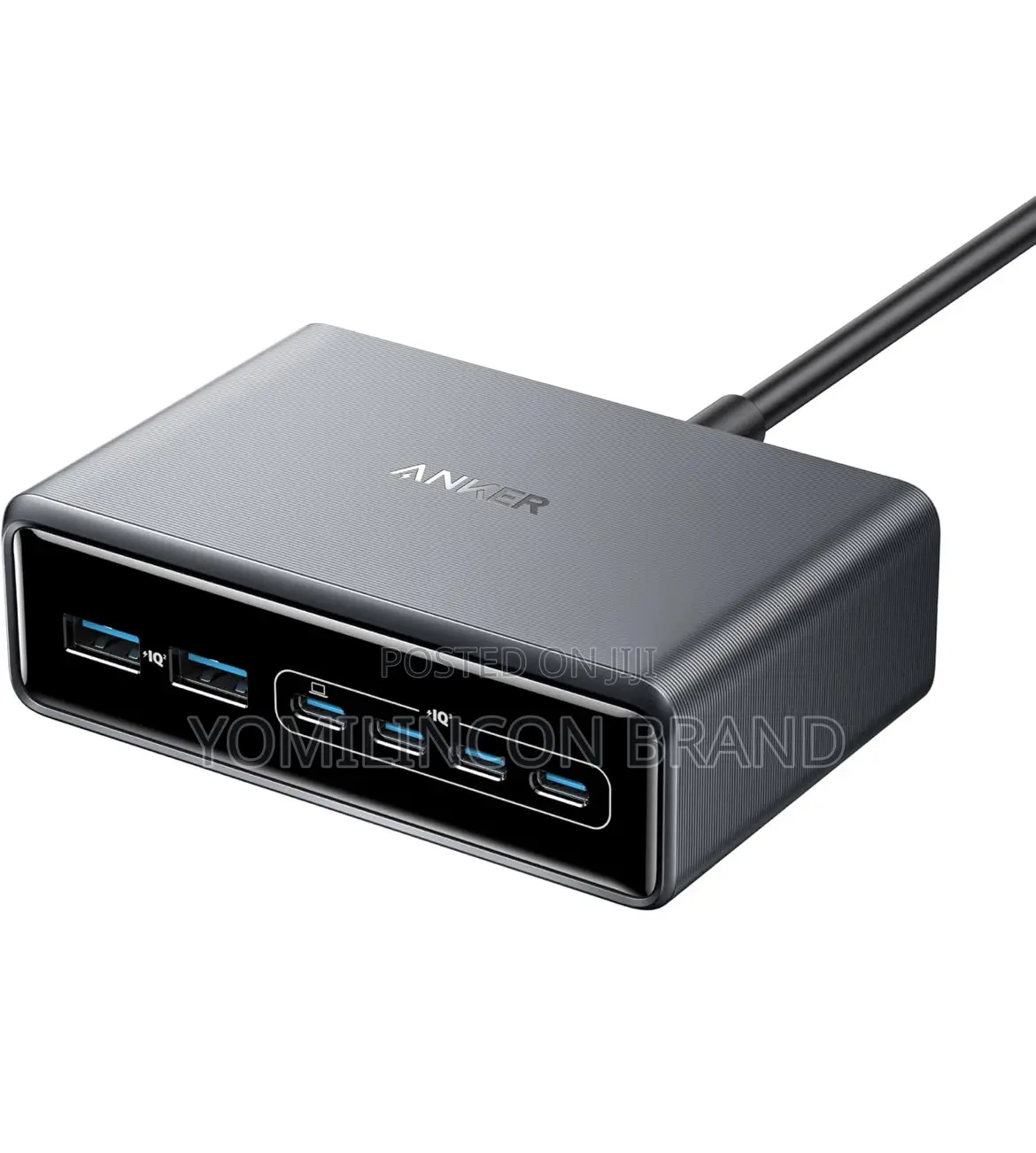 Anker Prime Charger, 200w 6-Port Gan Charging Station, Usb-C