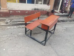 Double Locker School Desk