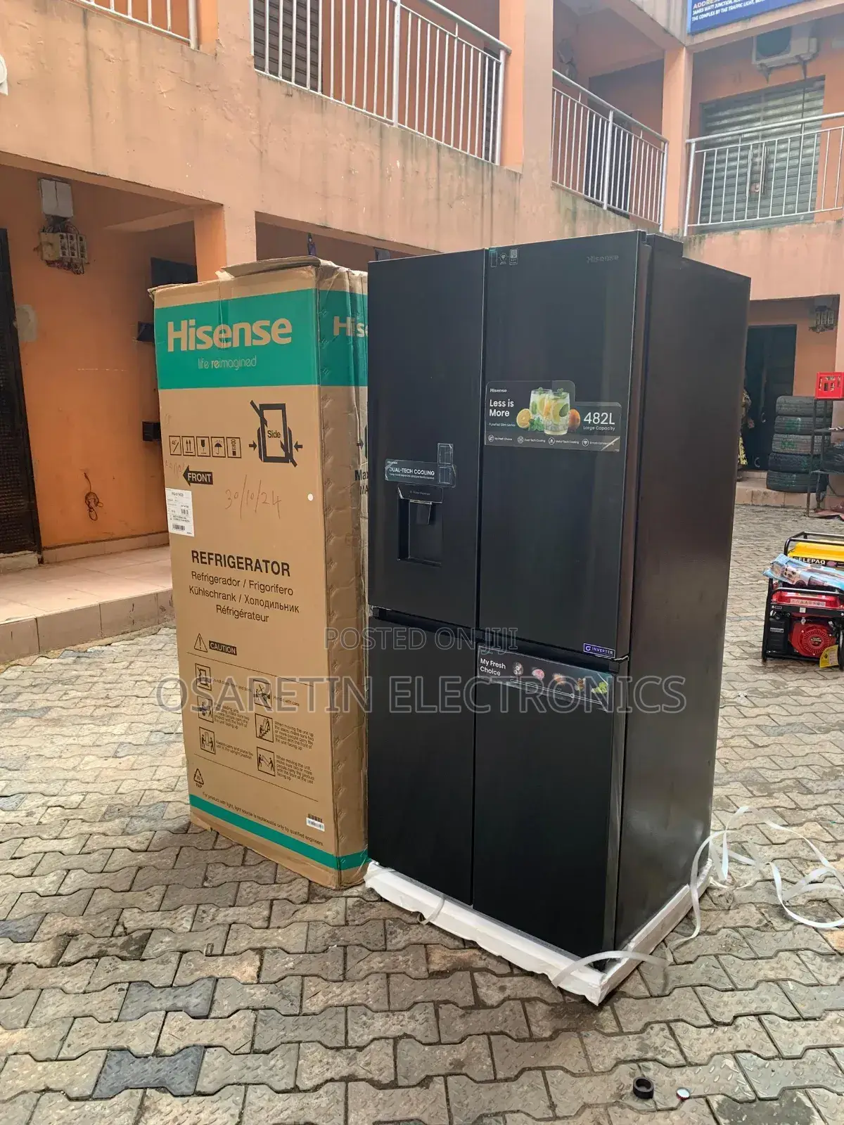 Hisense Side by Side Refrigerator