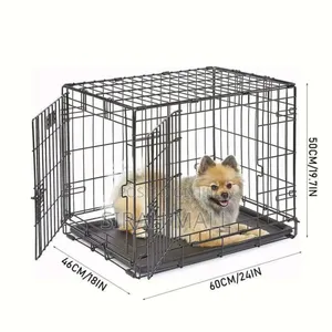 Strong Collapsible Animal Cage for Many Dog Breeds
