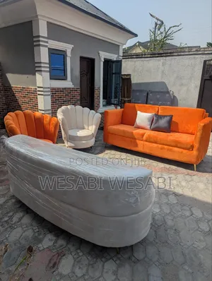 Quality Full Set Sofa With Curved 3 Seater