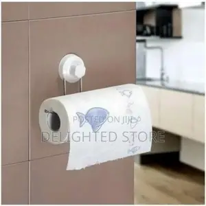 Stainless Steel Suction Tissue Paper Hanger