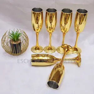 Classy Gold Plated Champagne Glass