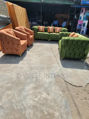 Complete Set of Sitting Room Sofa Chair