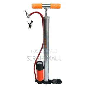 Portable High Pressure Pump With Tank, Guage for Bikes,