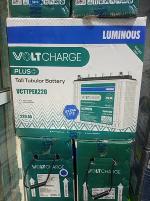 LUMINOUS TUBULAR BATTERY 220ah 12v 18 Months Warranty.
