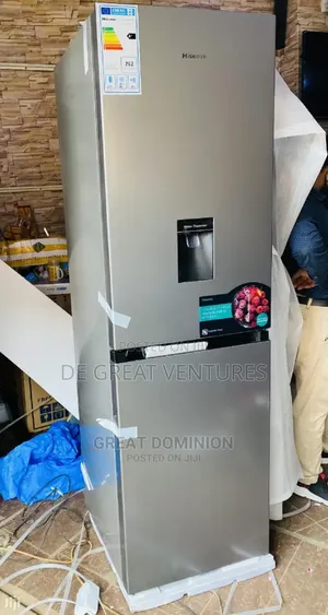 Brand New Hisense 245L Half-Half Double Door Fridge✓Dispensa