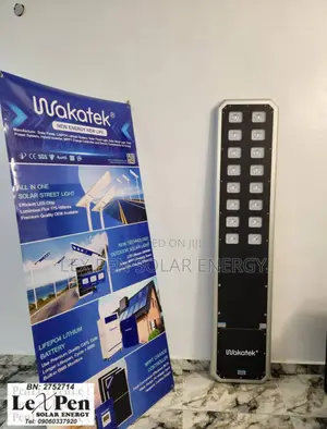 160watt Wakatek All in One Solar Street Light Available