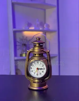 Vintage Lamp Alarm Clock