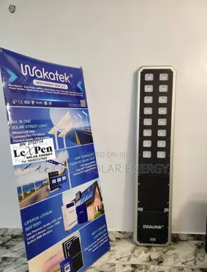160watt Wakatek All in One Solar Street Light Available