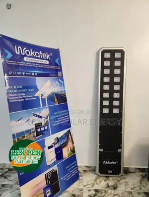 160watt Wakatek All in One Solar Street Light Available