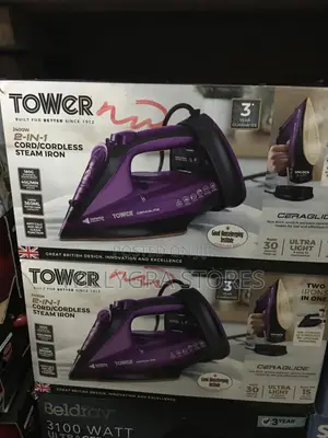 Tower Ceraglide 2 In1 Cordless Steam Iron -2400w