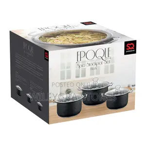 Stockpot Red 3pc Set