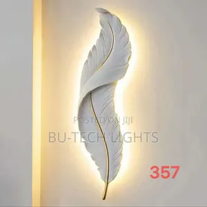 Led Feather Wall Lamp