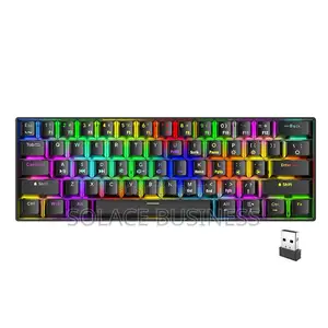RGB Mechanical Keyboard, 3 Way- Bluetooth 2.4ghz Wired