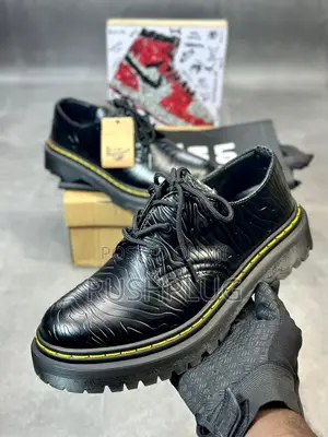 Dr Martens 1461 Zebra Embossed Bex Oxford Chunky Shoe