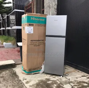 Brand New Hisense 240L Double Door Refrigerator✓External