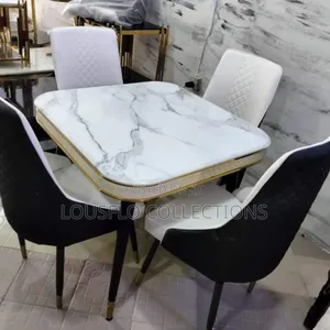4 Seaters Marble Quality Dinning Set