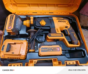 Cordless Hammer Drill Machine 20v Big Battery