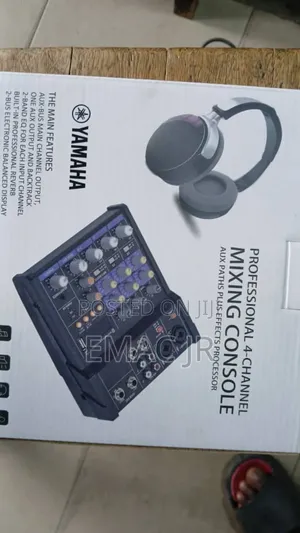 Mini DJ Mixer With UHF Four Channel Audio Bluetooth