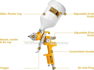 INGCO HVLP Spray Gun, 600cc Capacity Spray Gun