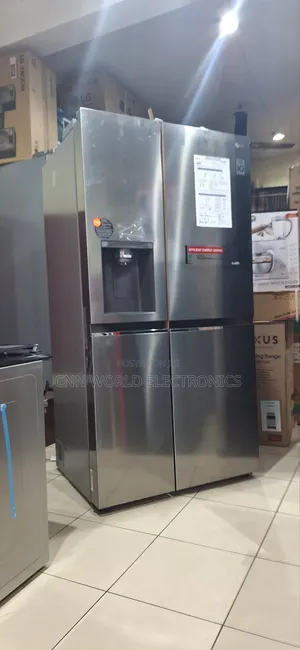 New Lg 674l Smart Inverter Side By Side Fridge Ice Dispenser