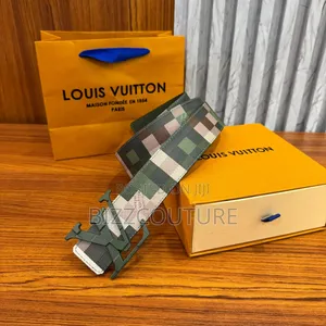 Original Louis Vuitton Leather Belts Available in Store