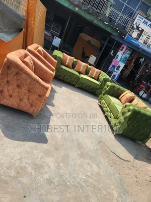 Padded Set of 7 Seaters Sofa Chair
