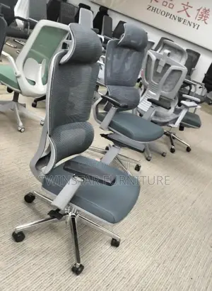 New Modern Mesh Office Chair With Headrest